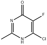 4(1H)-PyriMidinone, 6-chloro-5-fluoro-2-Methyl- Struktur