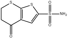 5,6-DIHYDRO-4-OXO-4H-THIENO[2,3-B]THIINE-2-SULFONAMIDE Struktur