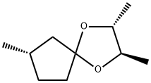 1,4-Dioxaspiro[4.4]nonane,2,3,7-trimethyl-,(2R,3R,7S)-(9CI) Struktur