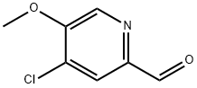 4-chloro-5-Methoxypyridine-2-carbaldehyde Struktur