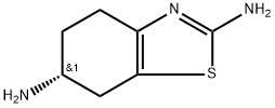 (+)-(6R)-2,6-二氨基-4,5,6,7-四氫苯并噻唑, 106092-11-9, 結(jié)構(gòu)式