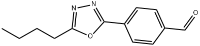 2-(But-1-yl)-5-(4-formylphenyl)-1,3,4-oxadiazole Struktur