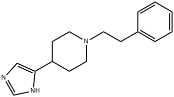 4-(1H-IMIDAZOL-4-YL)-1-PHENETHYL-PIPERIDINE Struktur