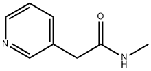 3-Pyridineacetamide,N-methyl-(6CI,9CI) Struktur