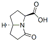 1H-Pyrrolizine-3-carboxylicacid,hexahydro-5-oxo-,trans-(9CI) Struktur