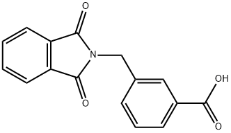 3-(1,3-DIOXO-1,3-DIHYDRO-ISOINDOL-2-YLMETHYL)-BENZOIC ACID Struktur