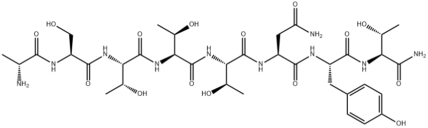 (D-ALA1)-PEPTIDE T AMIDE Struktur