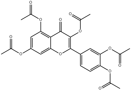 QUERCETINPENTAACETATE Struktur