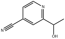 4-Pyridinecarbonitrile,2-(1-hydroxyethyl)- Struktur