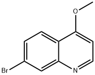 7-溴-4-甲氧基喹啉 結(jié)構(gòu)式