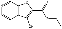 ETHYL 3-HYDROXYFURO[2,3-C]PYRIDINE-2-CARBOXYLATE Structure