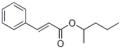 2-Propenoic acid, 3-phenyl-, 1-Methylbutyl ester, (E)- Struktur