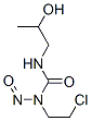 1-nitroso-1-(2-chloroethyl)-3-(2-hydroxypropyl)urea Struktur