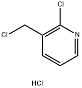 2-Chloro-3-(chloromethyl)pyridine  hydrochloride Struktur