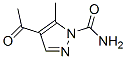 1H-Pyrazole-1-carboxamide, 4-acetyl-5-methyl- (9CI) Struktur