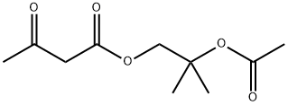 3-Oxobutanoic Acid 2-Acetoxy-2-methylpropyl Ester Struktur