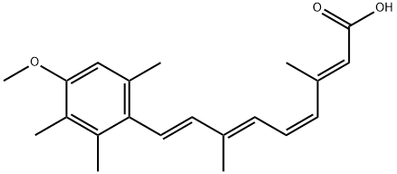 11-cis-Acitretin Struktur