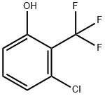 3-Chloro-2-(trifluoromethyl)phenol Struktur