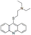 9-diethylaminoethylthioacridine Struktur