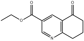 ETHYL 5-OXO-5,6,7,8-TETRAHYDROQUINOLINE-3-CARBOXYLATE Struktur