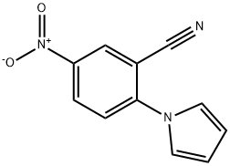 5-NITRO-2-(1H-PYRROL-1-YL)BENZONITRILE Struktur