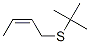 2-Butene, 1-[(1,1-dimethylethyl)thio]-, (Z)- Struktur