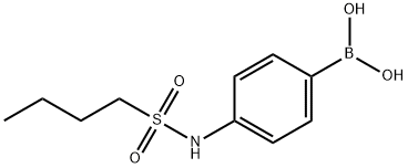 4-(Butylsulfonamido)phenylboronic acid Struktur