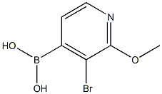 3-Bromo-2-methoxypyridin-4-ylboronic acid Struktur