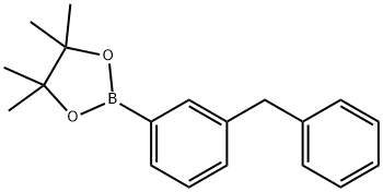 3-BENZYLPHENYLBORONIC ACID PINACOL ESTER Struktur