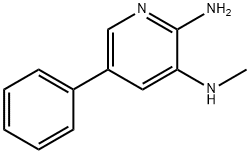 2-AMINO-3-METHYLAMINO-5-PHENYLPYRIDINE Struktur