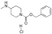 4-METHYLAMINO-PIPERIDINE-1-CARBOXYLIC ACID BENZYL ESTER-HCl Struktur