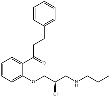 (R)-Propafenone Struktur