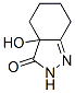 3H-Indazol-3-one,  2,3a,4,5,6,7-hexahydro-3a-hydroxy- Struktur