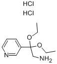 2,2-Diethoxy-2-pyridin-3-yl-ethylamine  dihydrochloride Struktur