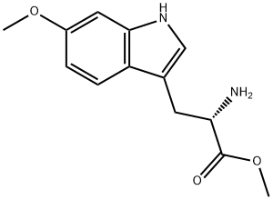 (S)-Methyl 2-aMino-3-(6-Methoxy-1H-indol-3-yl)propanoate Struktur