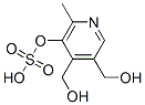 6-Methyl-5-(sulfooxy)-3,4-pyridinedimethanol Struktur