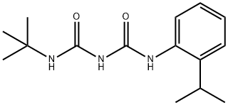 1-TERT-BUTYL-3-ISOPROPYL-5-PHENYL-2-BIURET Structure