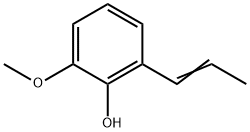 2-(1-Propenyl)-6-methoxyphenol Struktur