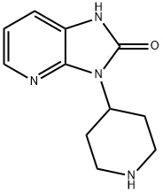 3-PIPERIDIN-4-YL-1,3-DIHYDRO-IMIDAZO[4,5-B]PYRIDIN-2-ONE Struktur