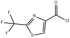 2-(Trifluoromethyl)-1,3-thiazole-4-carbonyl chloride Struktur