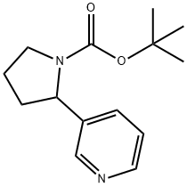 N-Boc-(R,S)-Nornicotine Struktur