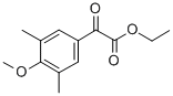 ETHYL 4-METHOXY-3,5-DIMETHYLBENZOYLFORMATE Struktur