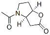 2H-Furo[3,2-b]pyrrol-2-one, 4-acetylhexahydro-, (3aR-cis)- (9CI) Struktur