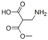 Propanedioic acid, aminomethyl-, monomethyl ester (9CI) Struktur