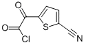 2-Thiopheneacetyl chloride, 5-cyano-alpha-oxo- (9CI) Struktur