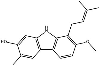 Isomurrayafoline B Struktur