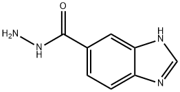 5-BENZIMIDAZOLECARBOXYLIC ACID, HYDRAZIDE Struktur