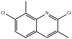 2,7-DICHLORO-3,8-DIMETHYLQUINOLINE Struktur