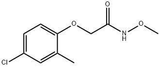 2-(4-Chloro-2-methylphenoxy)-N-methoxyacetamide Struktur