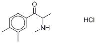 rac-3,4-DiMethyl Methcathinone Hydrochloride Struktur